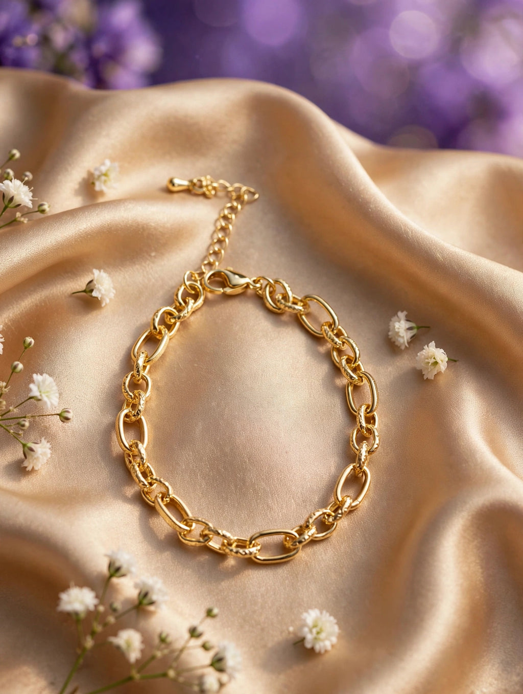 SET eslabones ovalados: collar + pulsera